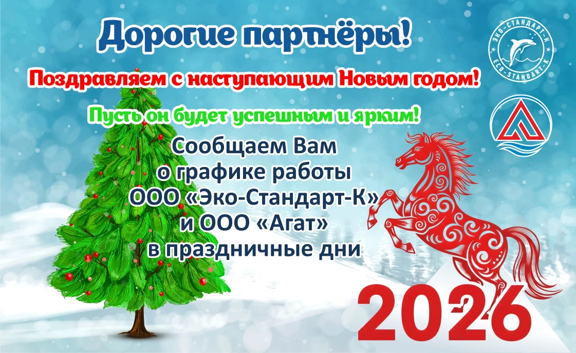 С Новым 2026 годом! График работы в праздничные дни!